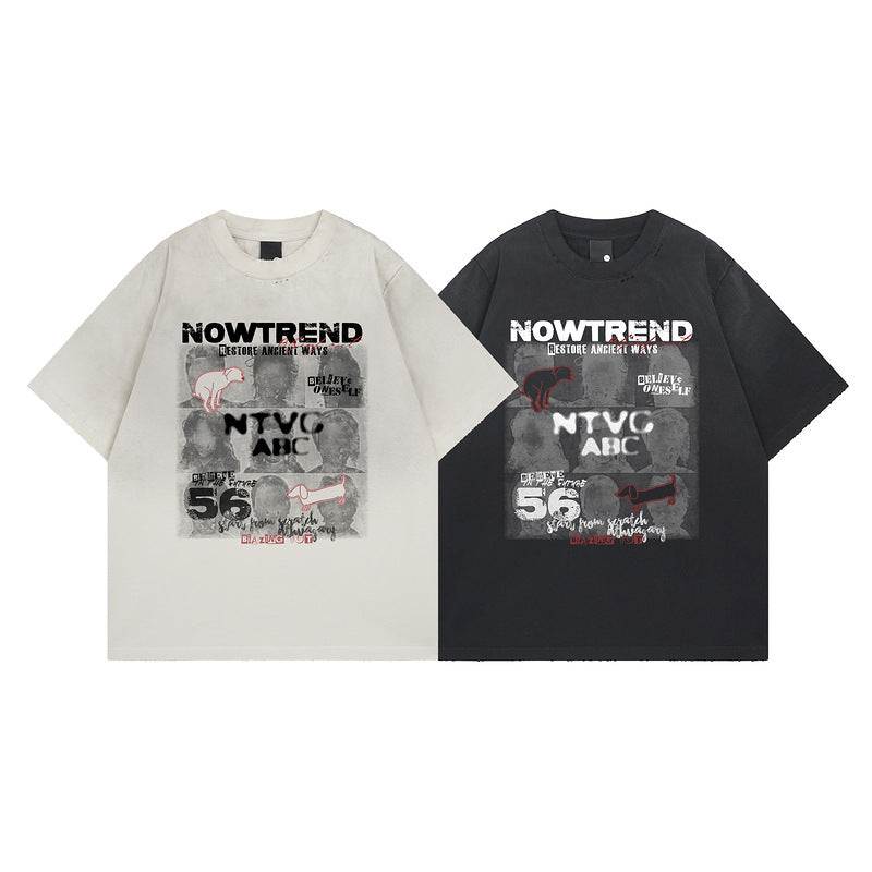 Short Sleeve T-Shirt for Men and Women Loose Half Sleeve